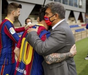 拉波尔塔发布会全文：为了梅西留队 双方都已尽力